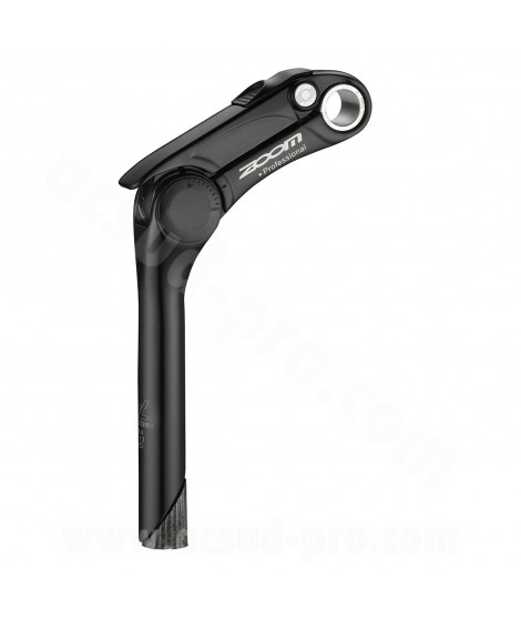 POTENCE PLONGEUR VTC REGLABLE 0-90° 180mm  Ø25.4mm ZOOM ALU