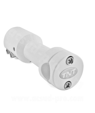 POTENCE SCOOTER TNT ADAPT. MBK BOOSTER / STUNT / YAMAHA BWS / SLIDER  BLANC