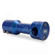 POTENCE SCOOTER TNT ADAPT. MBK BOOSTER / STUNT / YAMAHA BWS / SLIDER BLEU