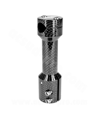 POTENCE SCOOTER TNT ADAPT. MBK NITRO / YAMAHA AEROX IMIT CARBONE