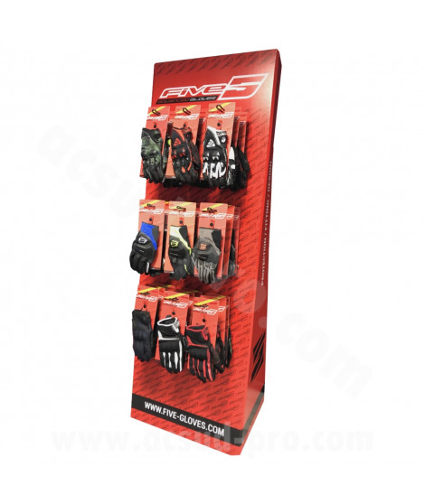 PRESENTOIR GANTS FIVE 9 BROCHES (jusqu'à 50 gants)