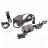 PRISE CHARGEUR DOUBLE USB UNIVERSEL SCOOTER / MOTO avec interrupteur (5V-2.1A-5V-1A) (FIXATION GUIDON OU RETROVISEUR)