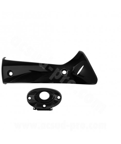PROTECTION POT D'ECHAPPEMENT MAXISCOOTER RB MAX ADAPT. HONDA SH 300 2007-2013 NOIR METAL