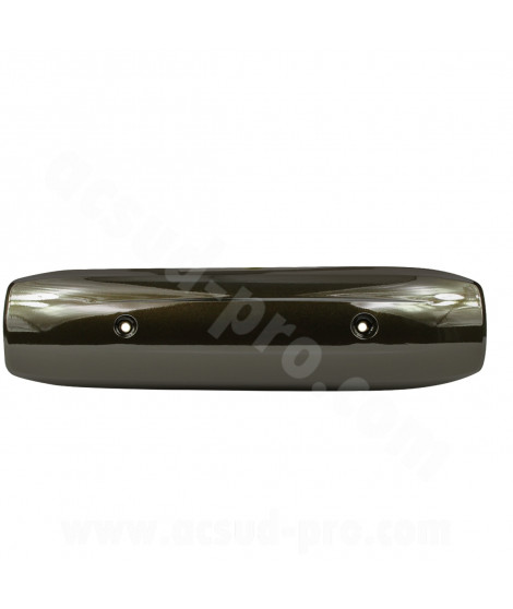 PROTECTION POT D'ECHAPPEMENT MAXISCOOTER RB MAX ADAPT. YAMAHA TMAX 500  2001-2006  BRONZE (ENTRAXE 200mm)
