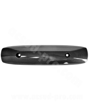 PROTECTION POT D'ECHAPPEMENT MAXISCOOTER RB MAX ADAPT.  YAMAHA TMAX 500 / 530  2008-2016 CARBONE (ENTRAXE 255MM)