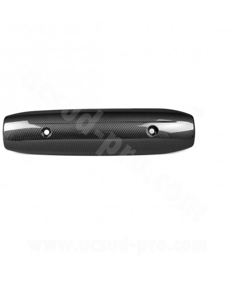PROTECTION POT ECHAPPEMENT MAXISCOOTER RB MAX ADAPT. YAMAHA TMAX 2007-2016 TMAX 500 / 530 CARBONE (ENTRAXE 255 MM)