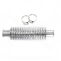 RADIATEUR / REFROIDISSEUR DE DURITE D'EAU ALU CNC ALU FORME ROND SILVER (L : 130 Ø35 (DURITE Ø16mm)