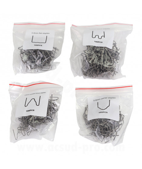RECHARGE AGRAPHE DE PISTOLET DE SOUDURE PLASTIQUE CARROSSERIE ( 4 X 100PCS )
