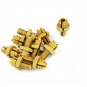 REGLAGE DE CABLE POIGNEE DE GAZ BARILLET TENDEUR M10 X 1.25 LAITON (VENDU A L UNITE)