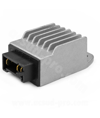 REGULATEUR DE TENSION MOTO ADAPT. DERBI 50 SENDA 1994-2004. GPR 1997-2004 (LEONELLI) (CONNECTEUR NOIR 3 FICHES)