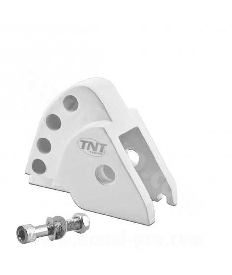 REHAUSSE AMORTISSEUR ADAPT. MBK 50 BOOSTER 1999-2003/YAMAHA 50 BWS 1999-2003 (4 POSITIONS) BLANC