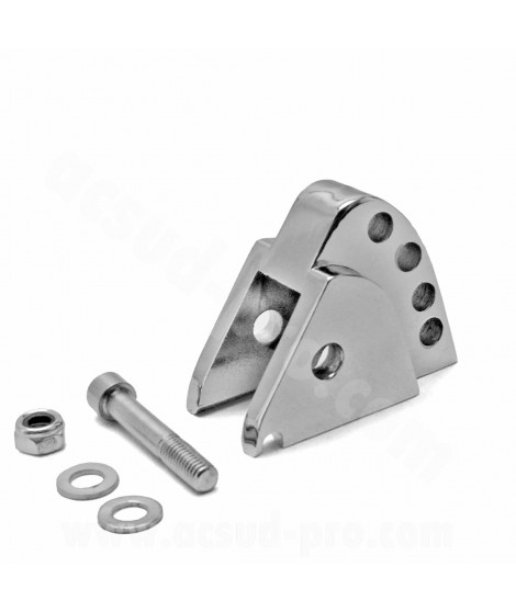 REHAUSSE AMORTISSEUR ADAPT. MBK 50 BOOSTER 1999-2003/YAMAHA 50 BWS 1999-2003 (4 POSITIONS) CHROME