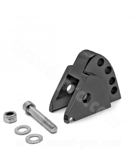 REHAUSSE AMORTISSEUR ADAPT. MBK 50 BOOSTER 1999-2003 / YAMAHA 50 BWS 1999-2003 (4 POSITIONS) NOIR MAT
