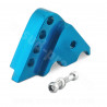 REHAUSSE AMORTISSEUR ADAPT. MBK 50 BOOSTER 2004. NITRO. OVETTO / YAMAHA 50 BWS 2004. AEROX. NEOS (4 POSITIONS) BLEU