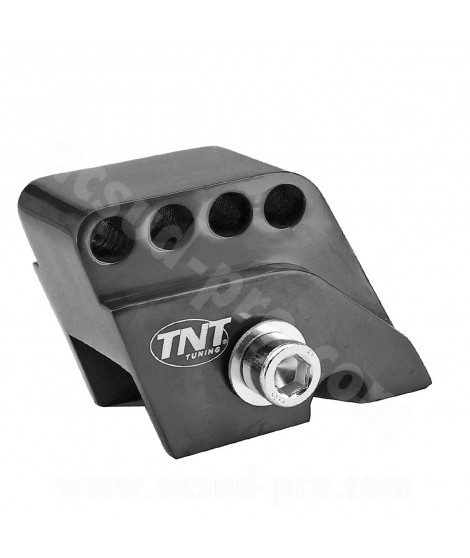 REHAUSSE AMORTISSEUR ADAPT. PIAGGIO TYPHOON / NRG NOIR MAT 4 POSITIONS