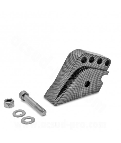 REHAUSSE AMORTISSEUR ADAPT. SCOOT PEUGEOT 50 TKR. SPEEDFIGHT. BUXY (4 POSITIONS) IMIT CARBONE