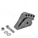 REHAUSSE AMORTISSEUR ADAPT. SCOOT PEUGEOT 50 TKR. SPEEDFIGHT. BUXY (4 POSITIONS) IMIT CARBONE