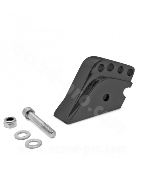 REHAUSSE AMORTISSEUR ADAPT. SCOOT PEUGEOT 50 TKR / SPEEDFIGHT / BUXY (4 POSITIONS) NOIR MAT