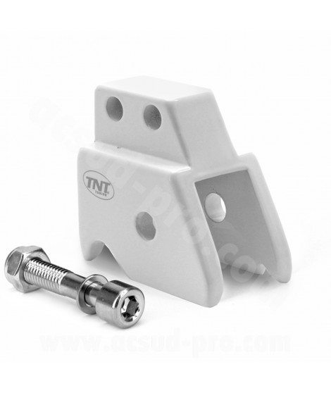 REHAUSSE AMORTISSEUR ADAPT. YAMAHA OVETTO / NITRO ALU BLANC