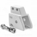 REHAUSSE AMORTISSEUR ADAPT. YAMAHA OVETTO / NITRO ALU BLANC