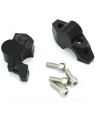 REHAUSSE GUIDON ALUMINIUM ADAPT. HONDA XADV 750 NOIR