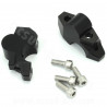 REHAUSSE GUIDON ALUMINIUM ADAPT. HONDA XADV 750 NOIR