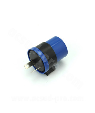 RELAIS / CENTRALE CLIGNOTANT 2 PLOTS 12V 23W  ADAPT. MBK BOOSTER / YAMAHA BWS