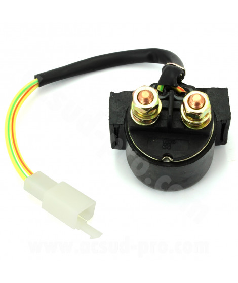 RELAIS DEMARREUR MOTO ARCHIVE 50cc/125cc 139FMB-B E4. KYMCO (OEM : 35850-KHB4-90A / 90M1)
