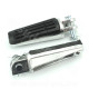 REPOSE PIEDS MOTO OPM TYPE YAMAHA (LIVRE COMPLET AVEC AXE + RESSORT) (LA PAIRE)