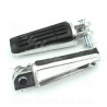REPOSE PIEDS MOTO OPM TYPE YAMAHA (LIVRE COMPLET AVEC AXE + RESSORT) (LA PAIRE)