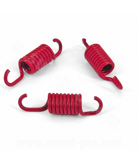 RESSORTS EMBRAYAGE SCOOTER CARENZI +30% ADAPT. YAMAHA BOOSTER / NITRO / PEUGEOT TREKKER / SPEEDFIGHT / PIAGGIO (JEU DE 3)
