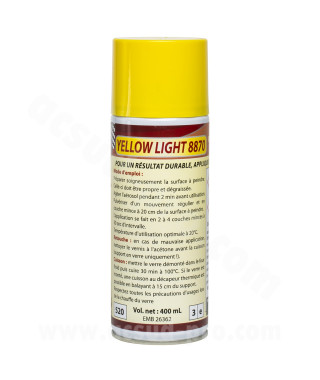 RESTOM YELLOWLIGHT 8870 VERNIS JAUNE POUR VERRE DE PHARE