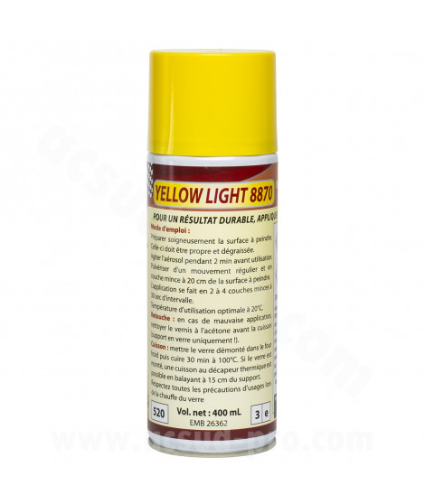 RESTOM YELLOWLIGHT 8870 VERNIS JAUNE POUR VERRE DE PHARE