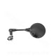 RETROVISEUR ADAPTABLE UNIVERSEL TNT DROIT / GAUCHE INCLINABLE + REVERSIBLE Ø108 M8 / 125 (BETA 50 RR 2005) NOIR