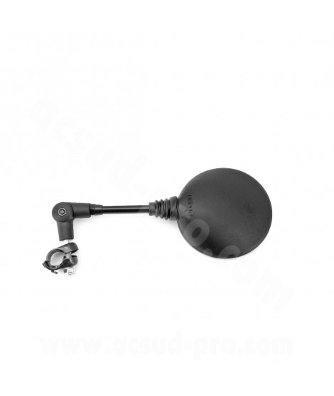 RETROVISEUR ADAPTABLE UNIVERSEL TNT DROIT / GAUCHE INCLINABLE + REVERSIBLE Ø108 M8 / 125 (BETA 50 RR 2005) NOIR