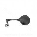 RETROVISEUR ADAPTABLE UNIVERSEL TNT DROIT / GAUCHE INCLINABLE + REVERSIBLE Ø108 M8 / 125 (BETA 50 RR 2005) NOIR