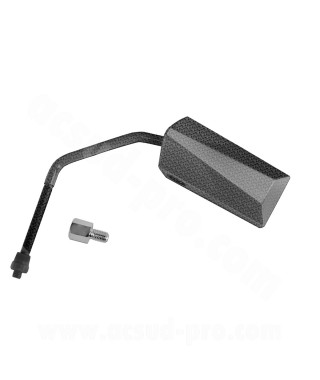 RETROVISEUR F11 EVO REVERSIBLE IMIT CARBONE MAT *