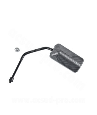 RETROVISEUR F11 REVERSIBLE IMIT CARBONE MAT M8 *