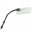 RETROVISEUR FLAMMING REVERSIBLE BLANC/CHROME *