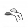 RETROVISEUR TNT MAC 3 IMIT CARBONE MAT (LA PAIRE)
