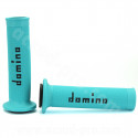 REVETEMENT POIGNEE DOMINO MOTO BLEU/NOIR TEAM LEOPARD (LA PAIRE)