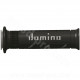 REVETEMENT POIGNEE DOMINO ROAD BI-COMPOSANTS NOIR / GRIS A250 OPEN END 120-125mm (LA PAIRE)