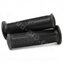 REVETEMENT POIGNEE DOMINO STYLE NOIR / BOUCHE POUR EMBOUT GUIDON / L : 120mm (LA PAIRE)