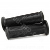 REVETEMENT POIGNEE DOMINO STYLE NOIR / BOUCHE POUR EMBOUT GUIDON / L : 120mm (LA PAIRE)
