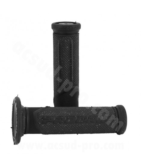 REVETEMENT POIGNEE PROGRIP 732 NOIR / CARBONE CLOSED END 125mm (LA PAIRE)