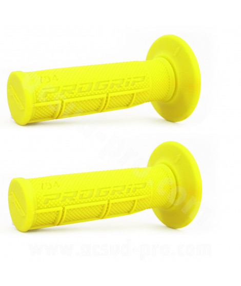 REVETEMENT POIGNEE PROGRIP 794 JAUNE FLUO CLOSED END 115mm (CROSS/MX)  (LA PAIRE)
