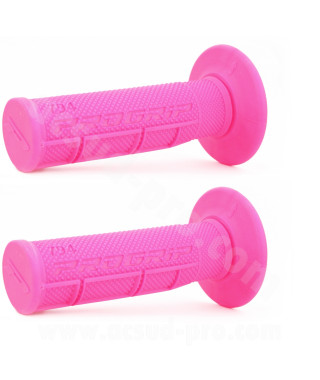 REVETEMENT POIGNEE PROGRIP 794 ROSE FLUO CLOSED END 115mm (CROSS/MX)  (LA PAIRE)