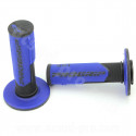 REVETEMENT POIGNEE PROGRIP 801 NOIR / BLEU CLOSED END 115mm (CROSS/MX) (LA PAIRE)