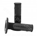 REVETEMENT POIGNEE PROGRIP 801 NOIR / CARBONE CLOSED END 115mm (CROSS/MX) (LA PAIRE)