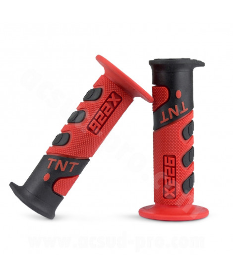 REVETEMENT POIGNEE TNT CROSS ROUGE / NOIR 922X (LA PAIRE)
